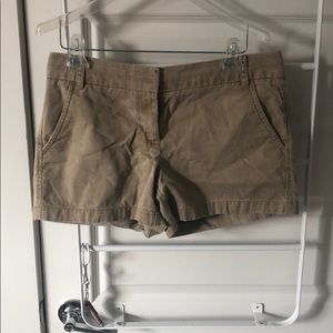 J Crew 4” Chino Shorts